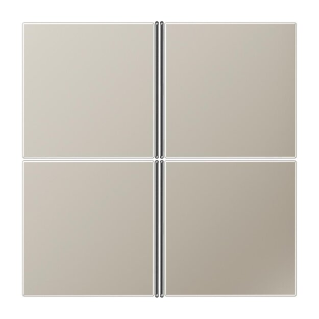 Jung ES2404TSA Tastensatz komplett 4fach Edelstahl
