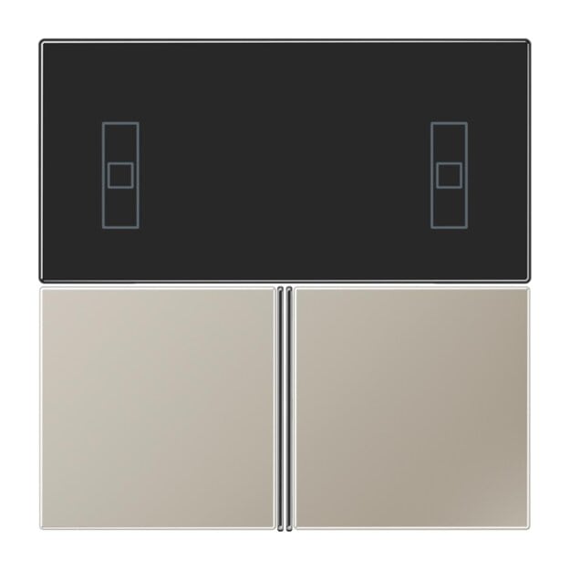 Jung ES4093TSA KNX Tastensatz f. Komfortregler Edelstahl