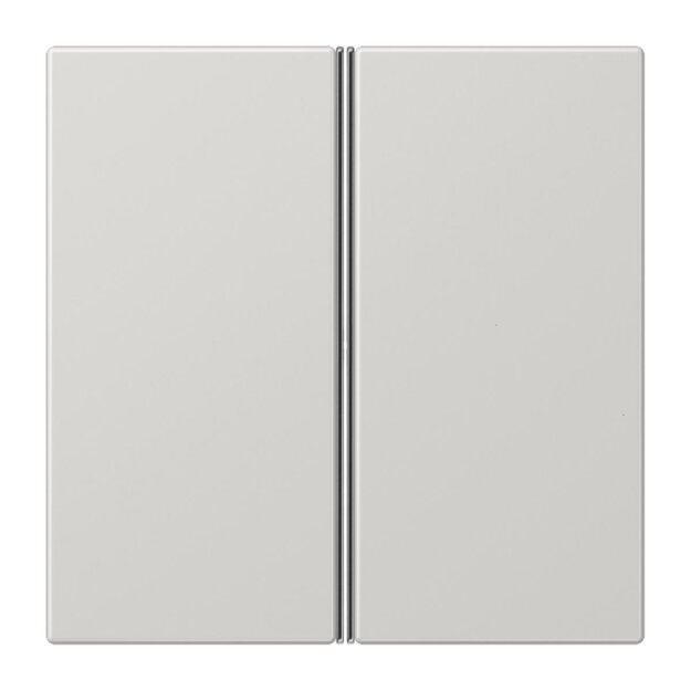 Jung LS402TSALG Tastensatz komplett 2fach Lichtgrau Serie LS