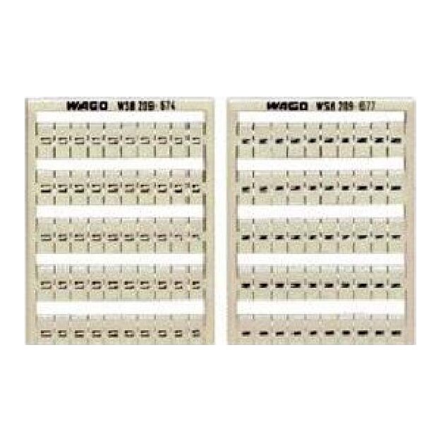 WAGO Kontakttechnik WSB-Bez. S: L3 (100X) 209-676