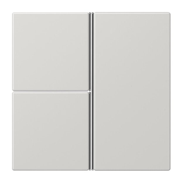 Jung LS403TSALG Tastensatz komplett 3fach Lichtgrau Serie LS