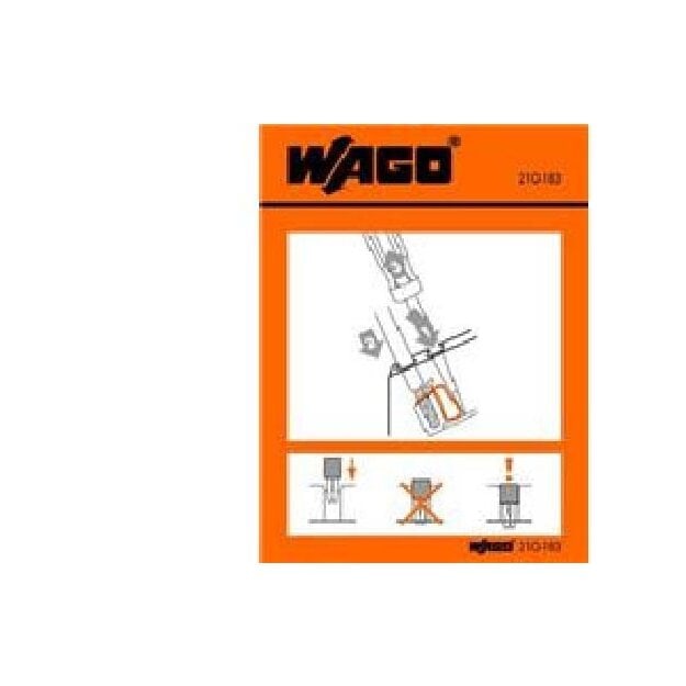 WAGO Kontakttechnik Handhabungsaufkleber 210-183