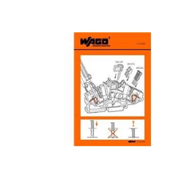 WAGO Kontakttechnik Handhabungsaufkleber 210-423