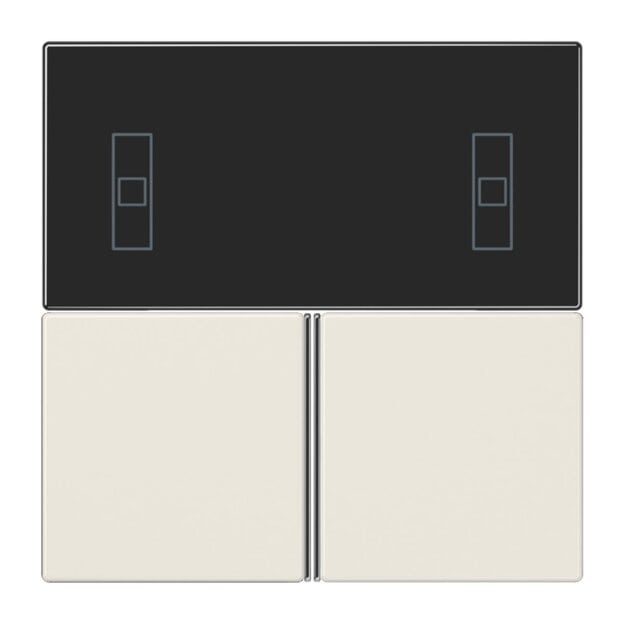 Jung LS4093TSA KNX Tastensatz f. Komfortregler Weiß Serie LS