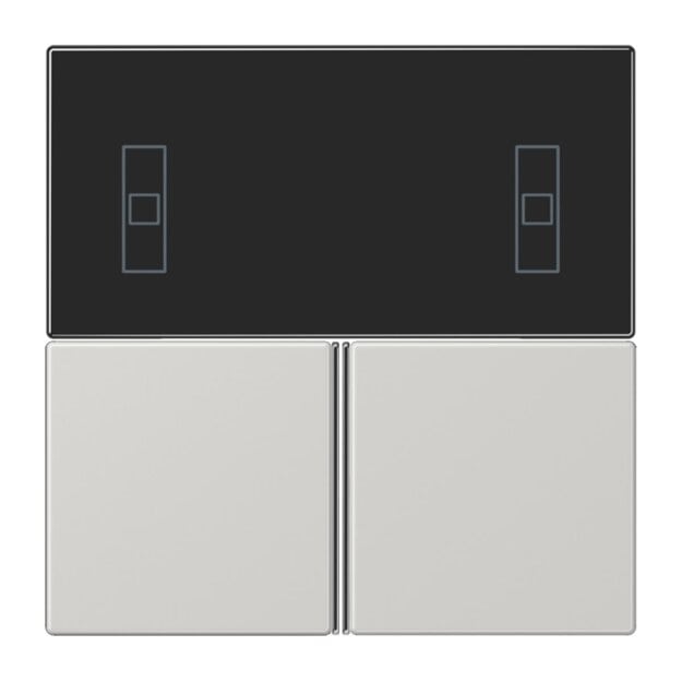 Jung LS4093TSALG KNX Tastensatz f. Komfortregler Lichtgrau Serie LS