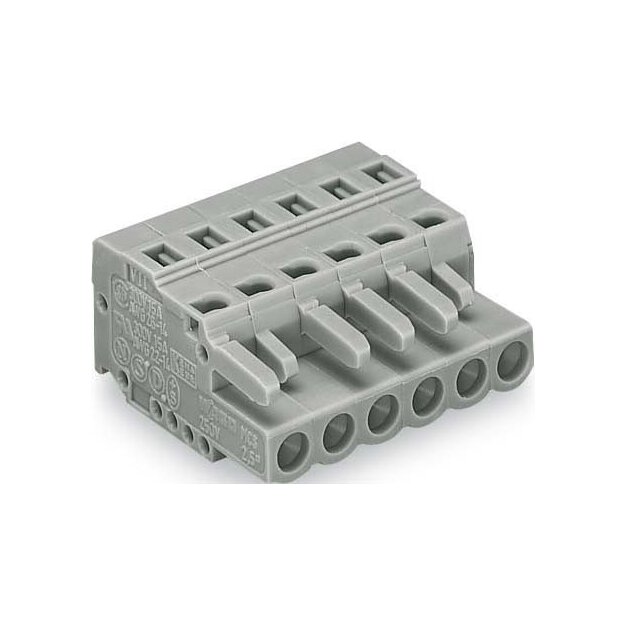 WAGO Kontakttechnik Federleiste 231-115/026-000