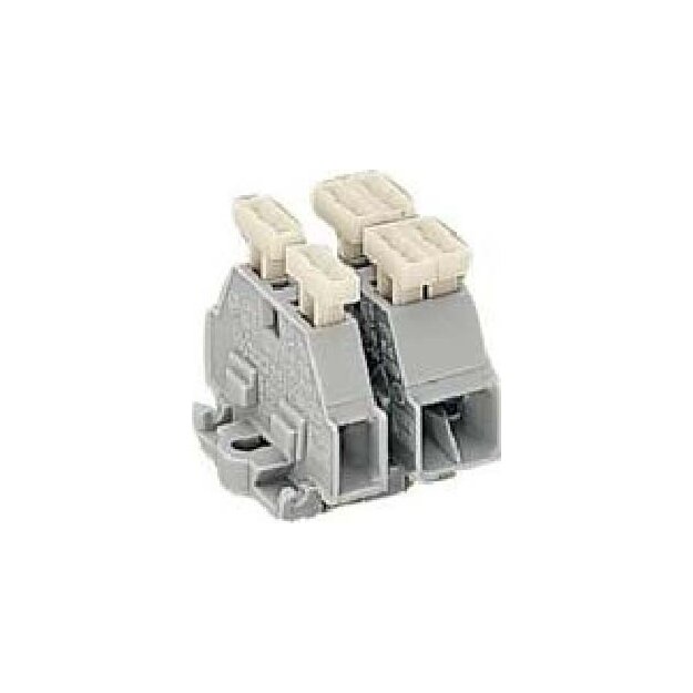 WAGO Kontakttechnik 4-Leiter-Klemme Flansch 261-333/342-000