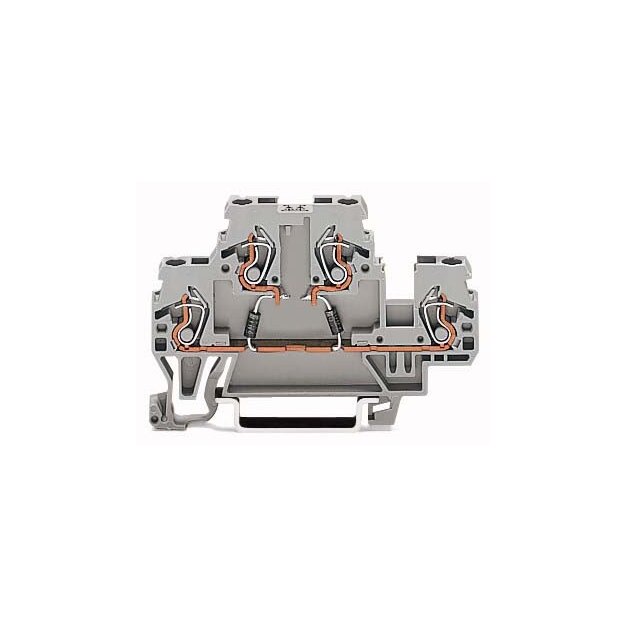 WAGO Kontakttechnik Doppelstock Diodenklemme 870-542/281-488
