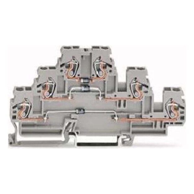 WAGO Kontakttechnik Dreistock Diodenklemme 870-596/281-673