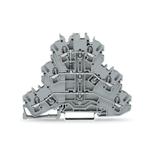 WAGO Kontakttechnik Dreistock-Diodenklemme 2002-3211/1000-410