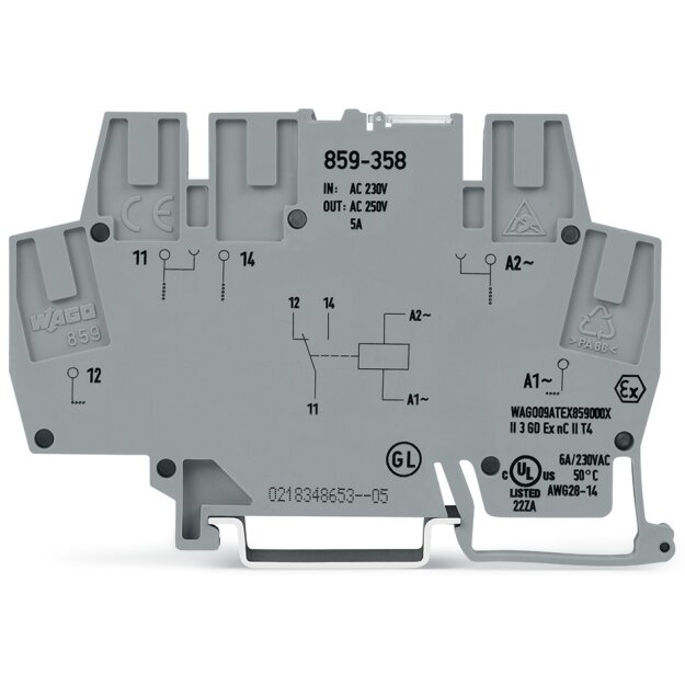 WAGO Kontakttechnik Relaisklemme 859-358
