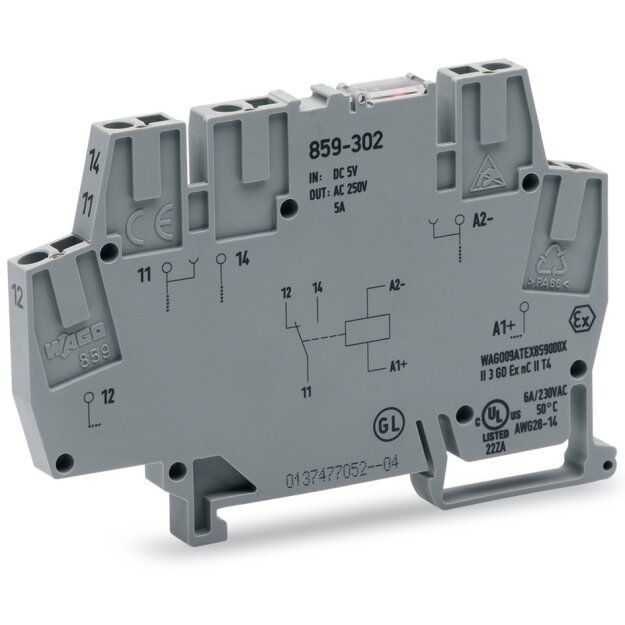WAGO Kontakttechnik Relaisklemme 859-304
