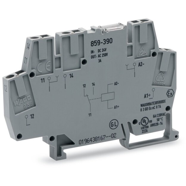 WAGO Kontakttechnik Relaisklemme 859-390