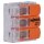 Wago Klemme 221-613 3 Leiter 6qmm transparent