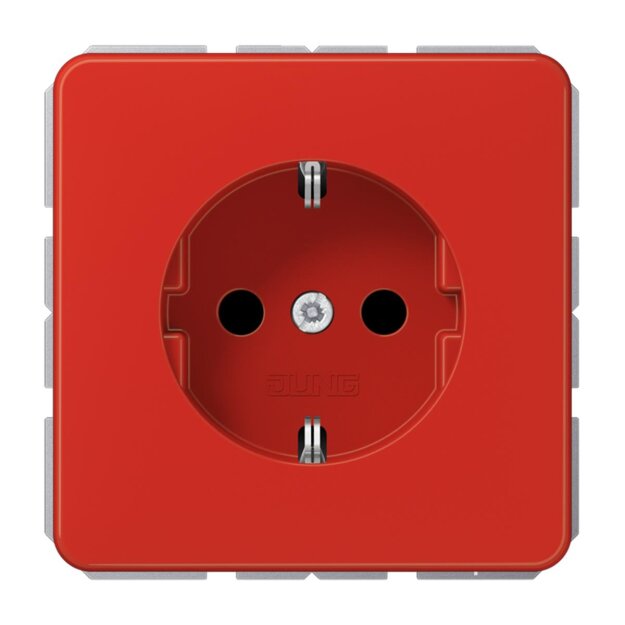 Jung CD1520BFRT SCHUKO Steckdose Rot Serie CD