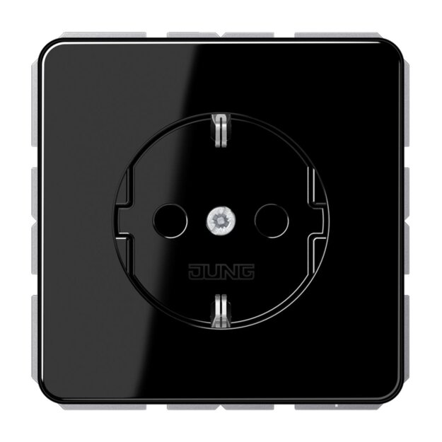 Jung CD1520BFSW SCHUKO Steckdose Schwarz Serie CD