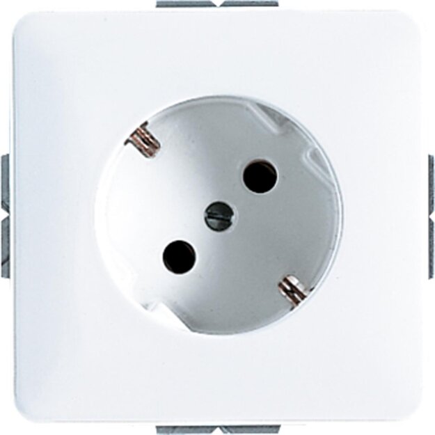 Jung CD520-45NWW SCHUKO-Steckdose 45 Grad Alpinweiß Serie CD