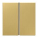 Jung ME2401TSAC Tastensatz komplett 1fach (Messing)...
