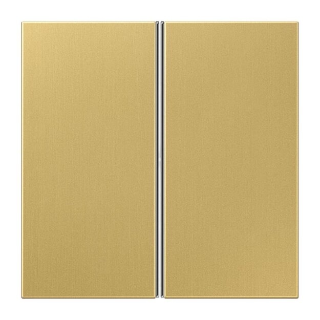 Jung ME2402TSAC Tastensatz komplett 2fach (Messing) Messing Serie LS