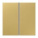 Jung ME2402TSAC Tastensatz komplett 2fach (Messing)...