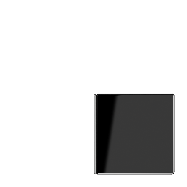Jung LS404TSANSW14 Taste 4-fach neutral Schwarz Serie LS