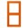 Jung LS982O Rahmen 2-fach Orange Serie LS