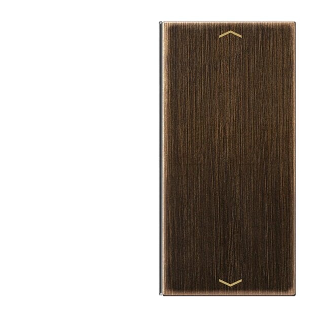 Jung ME2402TSAPAT Taste 2fach, Pfeil (Messing) Messing Antik Serie LS