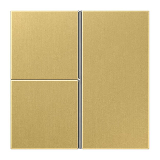 Jung ME2403TSAC Tastensatz komplett 3fach (Messing) Messing Serie LS