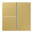 Jung ME2403TSAC Tastensatz komplett 3fach (Messing)...