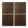 Jung ME2404TSAAT Tastensatz komplett 4fach (Messing) Messing Antik Serie LS