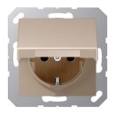 Jung A1520KIKLCH SCHUKO® Steckdose mit Klappdeckel...