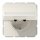 Jung CD1520NBFNAKL SCHUKO Steckdose mitKlappdeckel  Weiß Serie CD