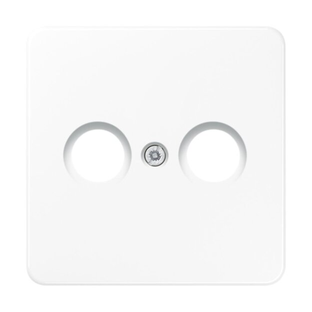 Jung CD561TVSW Abdeckung für Antennen-Steckdose Schwarz Serie CD