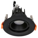 SLV 1003559 NUMINOS® MOVE DL M Indoor LED Deckeneinbauleuchte Schwarz/Schwarz 2700K 55° dreh- und schwenkbar
