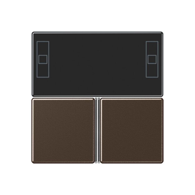 Jung A4093TSAMO KNX Tastensatz f. Komfortregler Mokka Serie A
