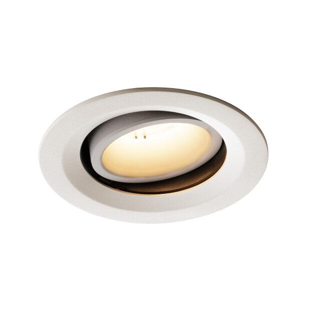 SLV 1003590 NUMINOS® MOVE DL M Indoor LED Deckeneinbauleuchte Weiß/Weiß 3000K 20° dreh- und schwenkbar