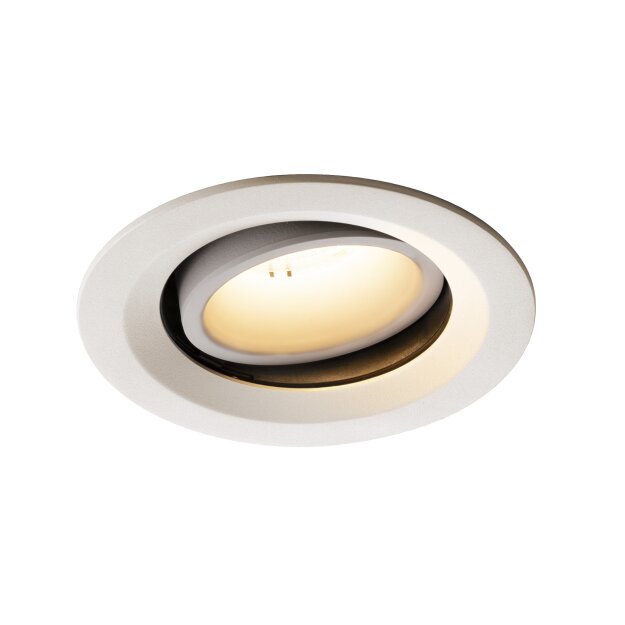 SLV 1003596 NUMINOS® MOVE DL M Indoor LED Deckeneinbauleuchte Weiß/Weiß 3000K 55° dreh- und schwenkbar
