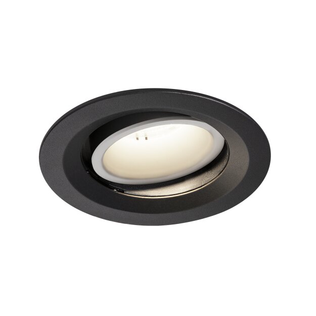 SLV 1003602 NUMINOS® MOVE DL M Indoor LED Deckeneinbauleuchte Schwarz/Weiß 4000K 20° dreh- und schwenkbar