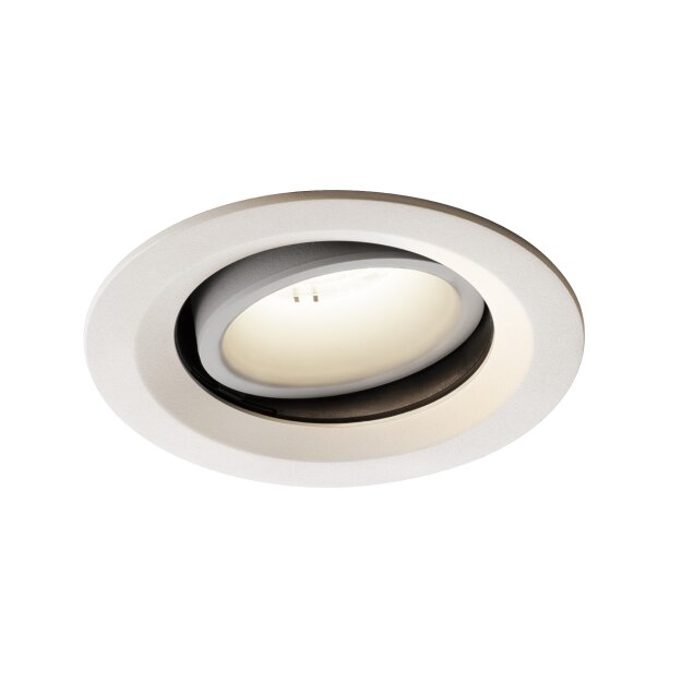 SLV 1003617 NUMINOS® MOVE DL M Indoor LED Deckeneinbauleuchte Weiß/Weiß 4000K 40° dreh- und schwenkbar