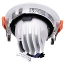 SLV 1003619 NUMINOS® MOVE DL M Indoor LED Deckeneinbauleuchte Weiß/Schwarz 4000K 55° dreh- und schwenkbar