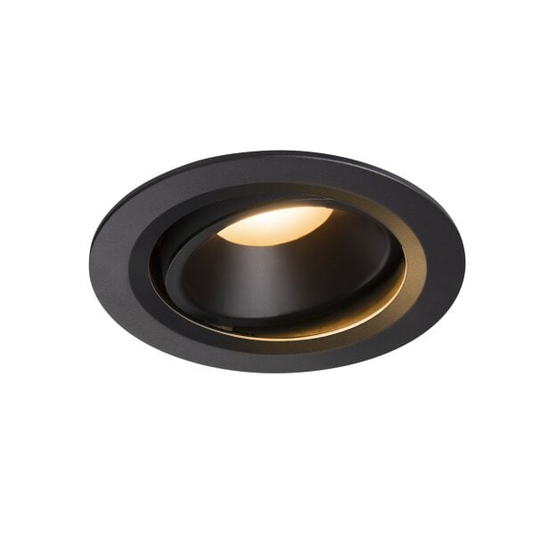 SLV 1003625 NUMINOS® MOVE DL L Indoor LED Deckeneinbauleuchte Schwarz/Schwarz 2700K 20° dreh- und schwenkbar