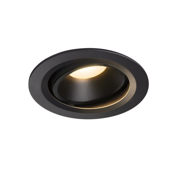 SLV 1003649 NUMINOS® MOVE DL L Indoor LED Deckeneinbauleuchte Schwarz/Schwarz 3000K 20° dreh- und schwenkbar