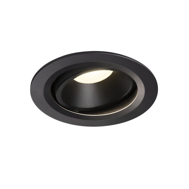 SLV 1003676 NUMINOS® MOVE DL L Indoor LED Deckeneinbauleuchte Schwarz/Schwarz 4000K 40° dreh- und schwenkbar