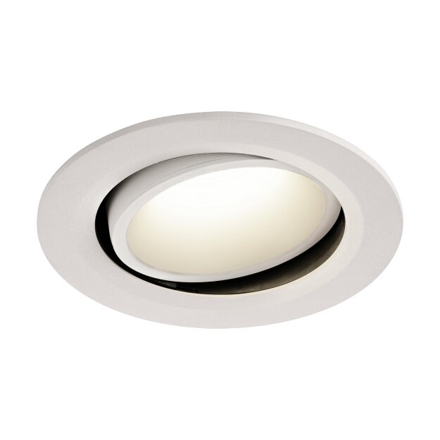 SLV 1003689 NUMINOS® MOVE DL L Indoor LED Deckeneinbauleuchte Weiß/Weiß 4000K 40° dreh- und schwenkbar