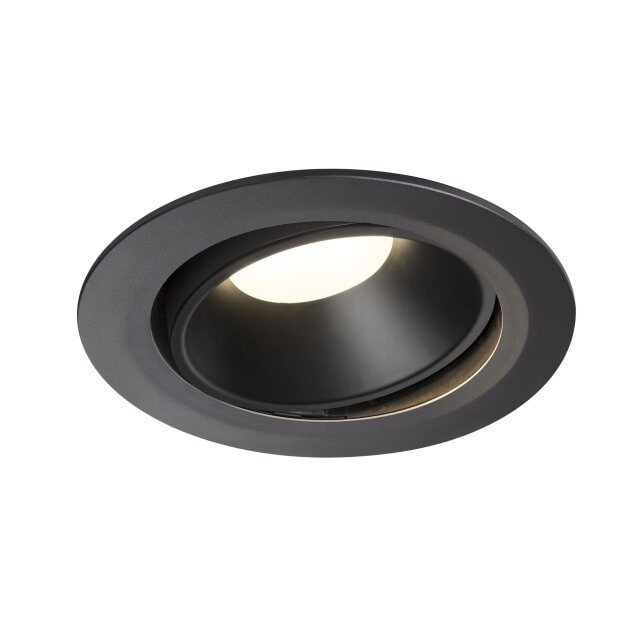 SLV 1003751 NUMINOS® MOVE DL XL Indoor LED Deckeneinbauleuchte Schwarz/Schwarz 4000K 55° dreh- und schwenkbar