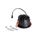 SLV 1003769 NUMINOS® DL S Indoor LED Deckeneinbauleuchte Schwarz/Schwarz 2700K 20° inkl. Blattfedern