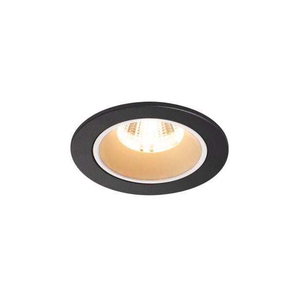 SLV 1003773 NUMINOS® DL S Indoor LED Deckeneinbauleuchte Schwarz/Weiß 2700K 40° inkl. Blattfedern