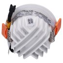 SLV 1003774 NUMINOS® DL S Indoor LED Deckeneinbauleuchte Schwarz/Chrom 2700K 40° inkl. Blattfedern