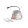SLV 1003784 NUMINOS® DL S Indoor LED Deckeneinbauleuchte Weiß/Schwarz 2700K 40° inkl. Blattfedern