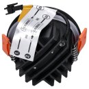 SLV 1003796 NUMINOS® DL S Indoor LED Deckeneinbauleuchte Schwarz/Schwarz 3000K 40° inkl. Blattfedern
